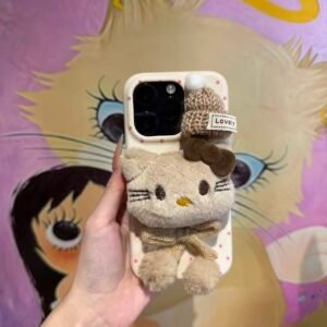 Plush Hat Kitten Phone Case