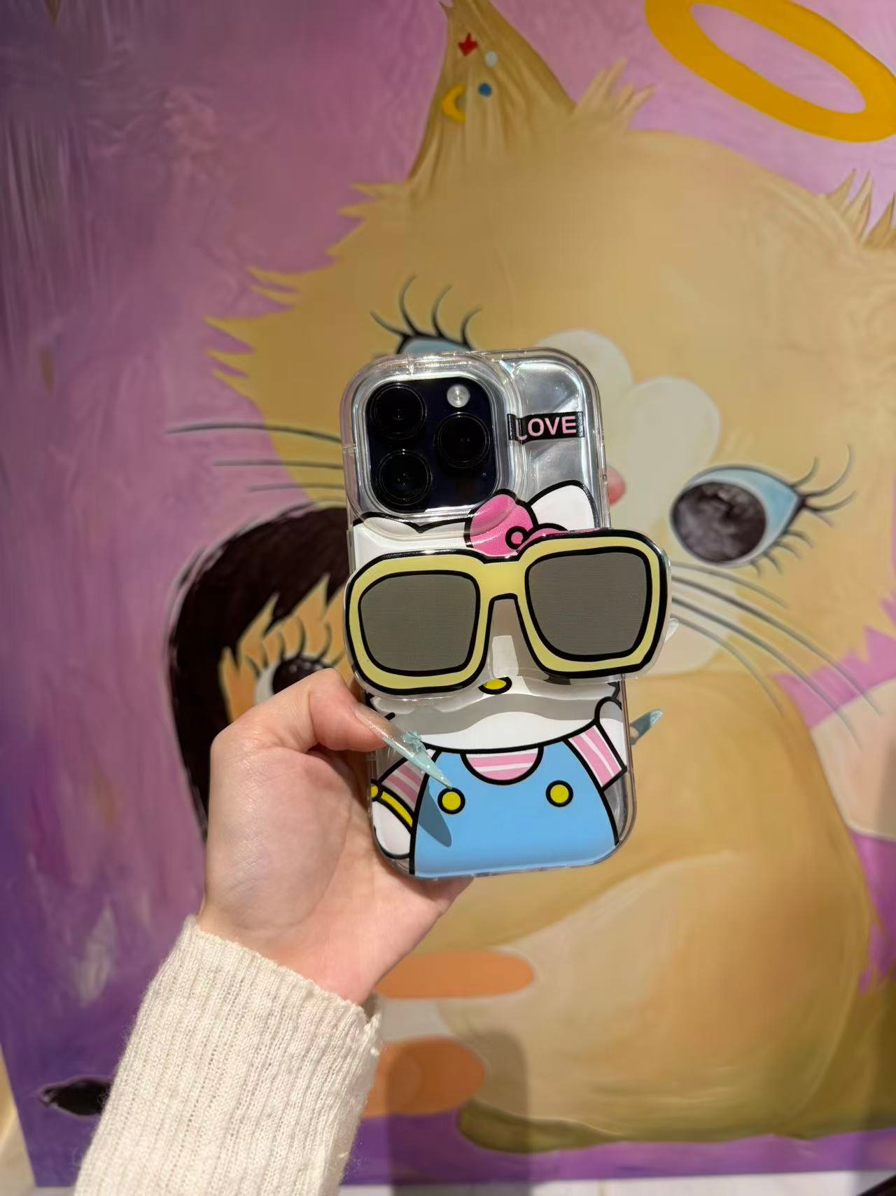 Denim-style KT phone case
